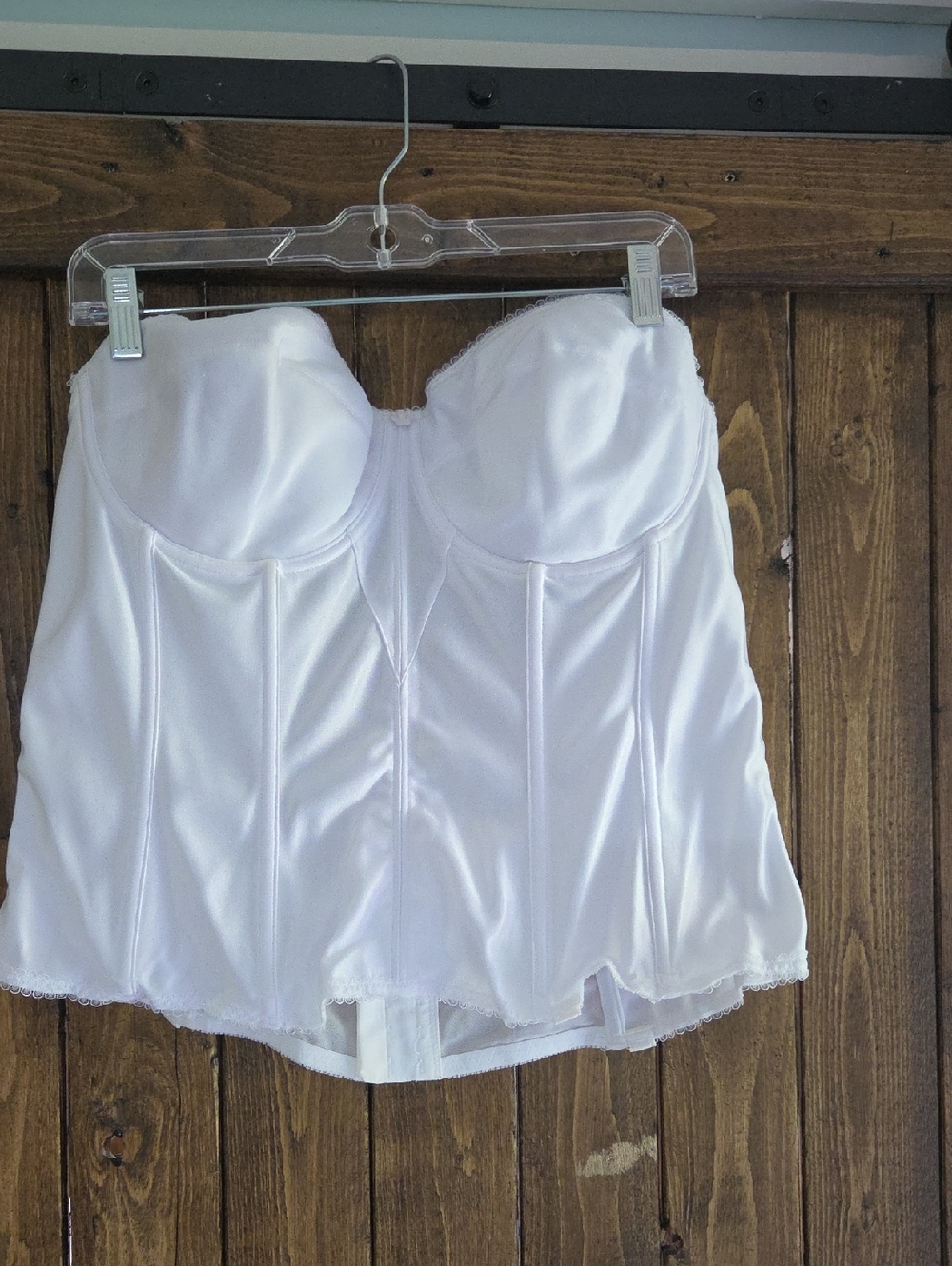 Dominique White‎ Strapless Longline Bustier Bra